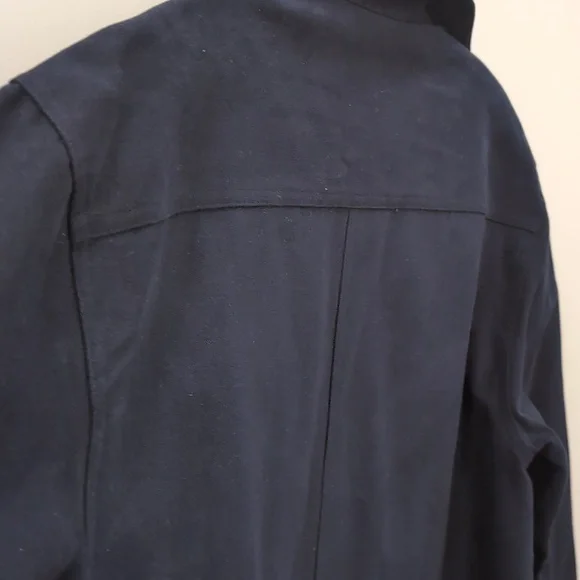 Levi Solid Blue Heavy Lined Jacket/Shirt For Men M - Picture 5 of 10